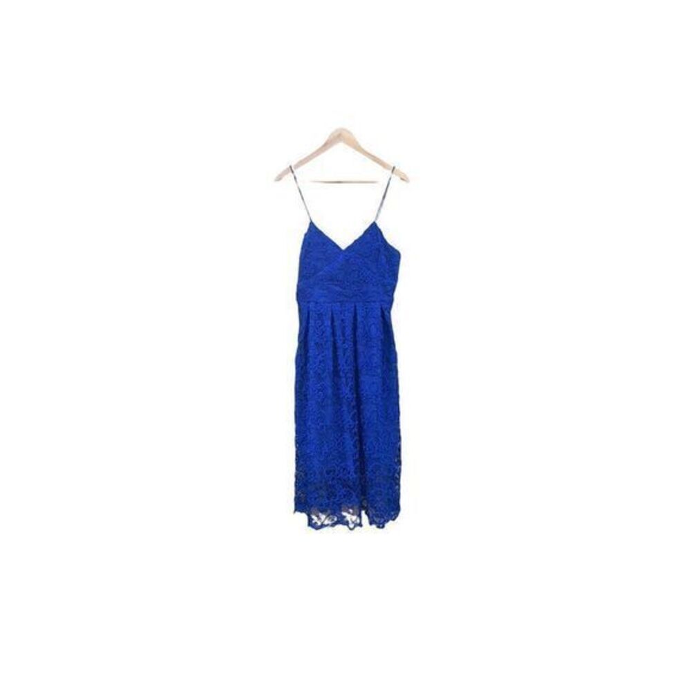 Vintage Y2K Lace Overlay Sundress MBlue